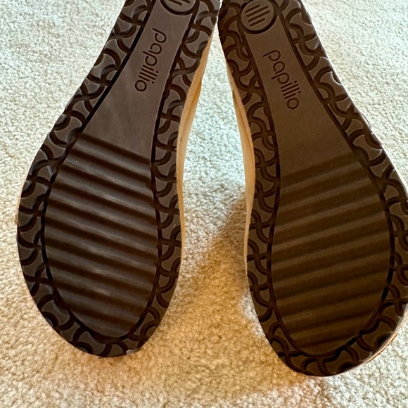 New Nude suede open toe wedge slides size 36 (ladies US size 6) - Picture 10 of 12